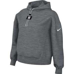 Nike Dames Top U Nk Sabrina Hoodie, Carbon Heather/Black/White, FJ4449-091, S