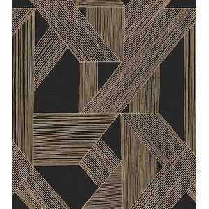 SCHÖNER WOHNEN-Collectie Fotobehang XXL LINES 366815 met geometrisch motief in zwart - 3,00 m x 2,65 m