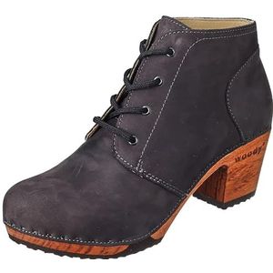 Woody Dames Nora enkellaarzen, Grigio, 41 EU, grijs, 41 EU