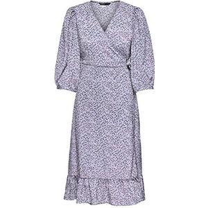 ONLY midi jurk voor dames, Chinees violet., XXS