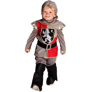 Boland 82239 - Kinderkostuum Sir Templeton, ridder, middeleeuws, wapenschild op de borst, hoofddeksel, laarsjes, carnaval, verkleedkostuum, themafeest