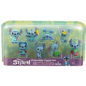 Magische capsules, Stitch Collectible Figure Set, 8 exclusieve Disney Stitch-figuren, met verschillende doses en accessoires, verzamelspeelgoed, jongens en meisjes + 3 jaar, beroemd (TTC02000)