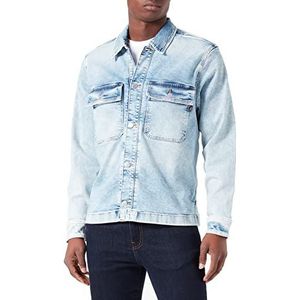 BOSS Lovvo Bc jeansjack, plat, felblauw, 43XL