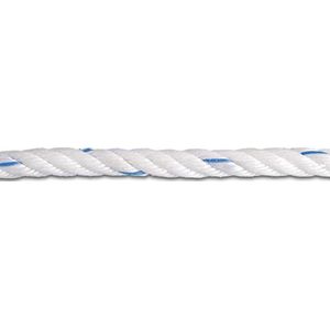 Chapuis FB10 polypropyleen touw, gedraaid, 1,5 T, diameter 10 mm, rol 105 m, wit/blauw
