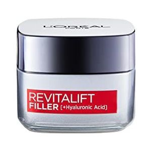 L'Oreal Revitalift Filler Renew Hyaluronic Acid Anti-Aging Dagcrème 50ml (verpakking kan variëren)