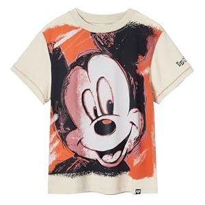 Desigual Jongens Ts_Axel Mickey T-shirt, wit, 10 Jaar