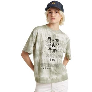 Graphic overdyed losse r t wmn, grijs (rought Iron Gd D24632-2653-g926), XL