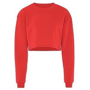 SWIRLY Sweatshirt voor dames, zomerrood, M