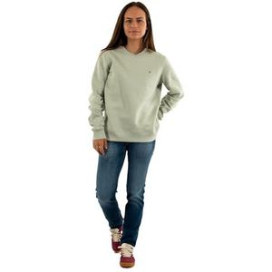 Sweater - Misty Sage - Geborduurd Logo - Lange Mouwen