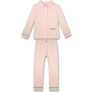 Sanetta meisjes pyjama lang modal, Zacht roze., 140 cm