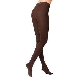 KUNERT Sensual Merino Vochtregulerende gebreide panty voor dames, Bruin-mel. 8220, 38/40