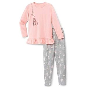 CALIDA Ballet pyjamaset voor meisjes, Crème roze, 128 cm