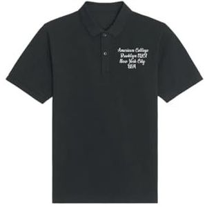 AMERICAN COLLEGE USA Zwart poloshirt 14 jaar casual, Zwart, 14 Jaar