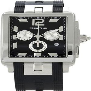 Cerruti CRB003A224G Automatisch horloge, analoog, uniseks, volwassenen, met armband van roestvrij staal, Meerkleurig.