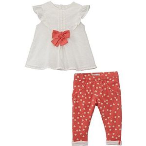 Jean Bourget baby (meisjes 0-24 maanden) ondergoed set TOP + PANTALON, gestippeld