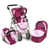 Bayer Chic 2000 637 29-3-in-1 combi Emotion All In, Dots braambes, paars/roze