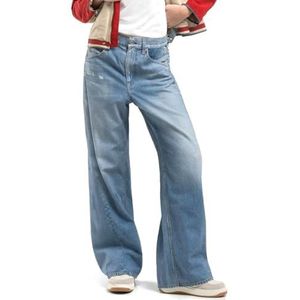 Replay Narja AI Wash Baggy Jeans voor dames, 010, lichtblauw, 30W x 30L