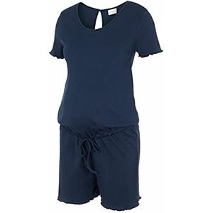 MAMALICIOUS Dames Mlsenna S/S Playsuit, navy blazer, S