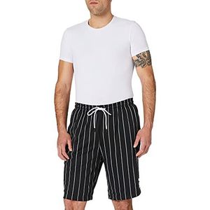 STARTER BLACK LABEL Starter Pinstripe Shorts Trainingsbroek voor heren, zwart, XL