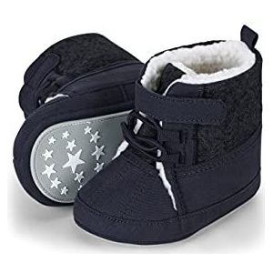 Sterntaler Baby-jongens structuur schoen, marineblauw, 16 EU