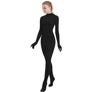 SUPRNOWA Coltrui, full body, bodyfit, spandex, met voeten/voetloos, lange mouwen, uniseks, M