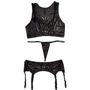 Cottelli Collection Dames Set Di Cinturini Superiori Ondergoedset, zwart (black 002), XL