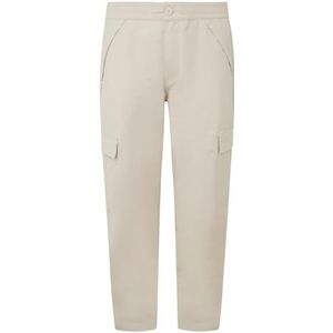 Pepe Jeans Relaxed Straight Cargo Broek voor heren, Beige (Buff Beige), 34W