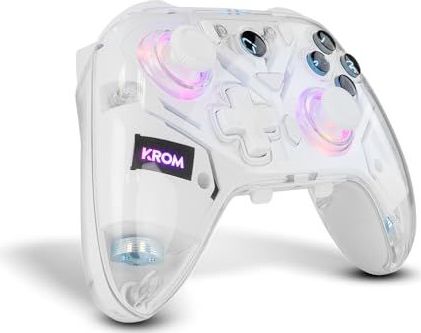 KROM - Krystal - Draadloze Gamepad - RGB - Voor PC