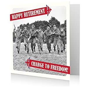 Papa's leger officiële verjaardagskaart, pensioenkaart