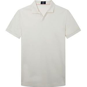 Hackett London Heren Johnny Cllr poloshirt, Linnen, 3XL