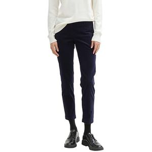 TOM TAILOR Damesbroek met taps toelopende pasvorm, 10668 - Sky Captain Blue, 40W x 28L