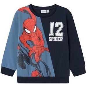 NAME IT Sweatshirt voor jongens Spider-Man, Coronet Blue, 86