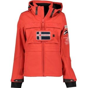 Geographical Norway Tilsitt Lady Softshell dames, Rood, S