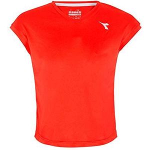 Diadora meisjes, team T-shirt rood, wit, XL bovenkleding