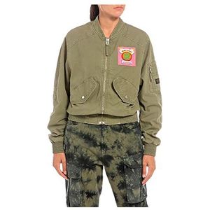 Replay Dames W7758A Blouson, 833 Light Military, S, 833 Light Military, S