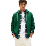 TOMMY HILFIGER - ESSENTIAL - Sweatvest - Groen