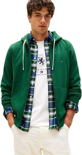 TOMMY HILFIGER - ESSENTIAL - Sweatvest - Groen