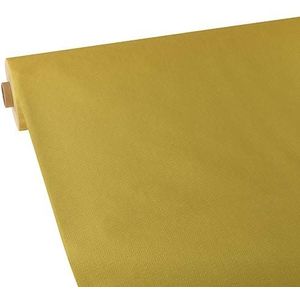 Papstar, Tafelkleed, lijkt op stof, vlies ""soft selectie plus"" 25 m x 1,18 m goud op rol, 86048