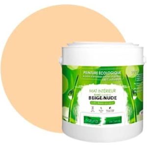 Natura Natura muurverf, milieuvriendelijk, mat, voor binnen, 2,5 l/33 m², beige