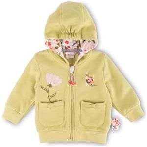Sigikid sweatjack voor babymeisjes, groene jas, 92