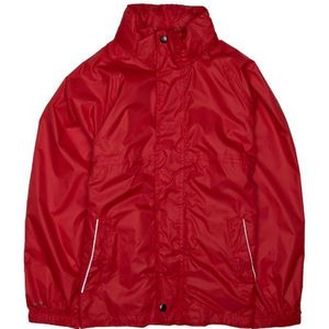 Regatta Kinderregenjas Packaway rood maat->128 kleur->rood