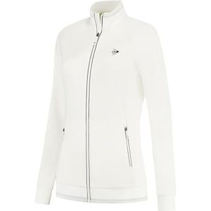 DUNLOP Club gebreide jas voor meisjes, wit, maat 128