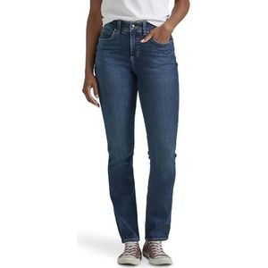 Lee Women's Ultra Lux Comfort with Flex Motion Straight Leg Jean, Greet The Day, 6 Short