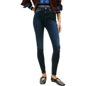 Tommy Jeans - SYLVIA - Jeans - Donkerblauw - Skinny - High Waist
