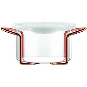 Bodum Hot Pot Set – ovenschaal met deksel van siliconen, transparant, 0,25 l