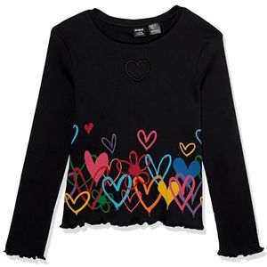 Desigual Meisjes Ts_Jade Shirt, zwart, 4 Jaar