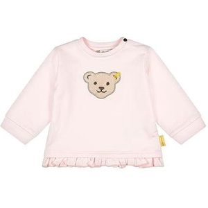 Steiff Sweatshirt met lange mouwen voor babymeisjes, Barely pink., 80 cm