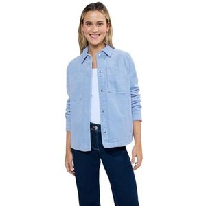 Cecil Dames TOS Corduroy Overshirt Jacket, Soda Blue., XXL