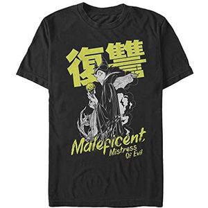 Disney T-shirt voor heren met slechterwichten Rise of Vengeance Kanji, zwart, S