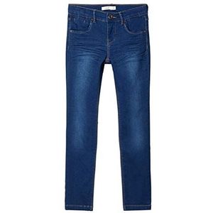 NAME IT Meisjesjeans, donkerblauw (dark blue denim), 134 cm